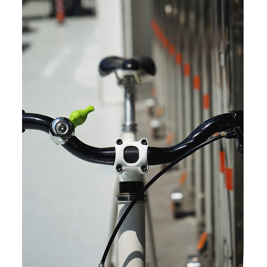 QLX20009-GN Звонок велосипедный bird, зеленый Qualy  - Вид №2