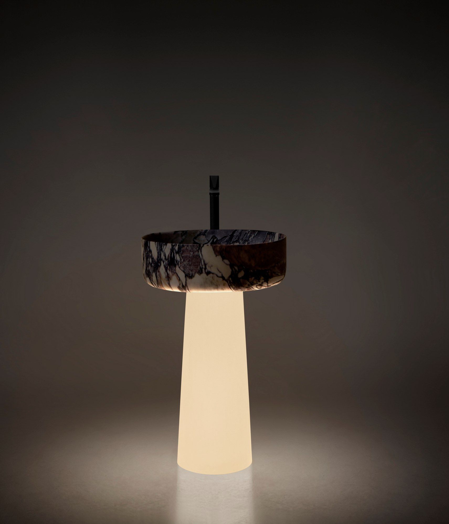 Круглая отдельно стоящая раковина из мрамора Calacatta и Flumood Antoniolupi ALBUME LUX ARCH-00117963 - Вид №4