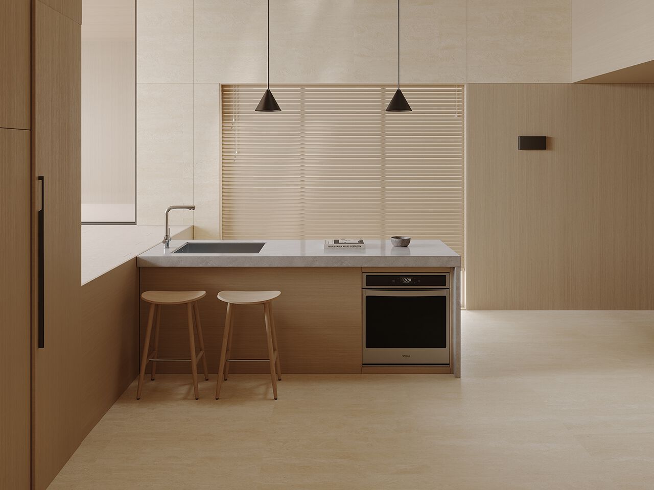 Пол / покрытие с эффектом травертина GANI MARBLE TILES NAVONA TRAVERTINE CLASSIC ARCH-00010603