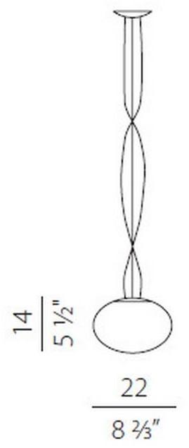 PANZERI Металлический светодиодный подвесной светильник Gilbert sun-id-1488786 - Вид №3