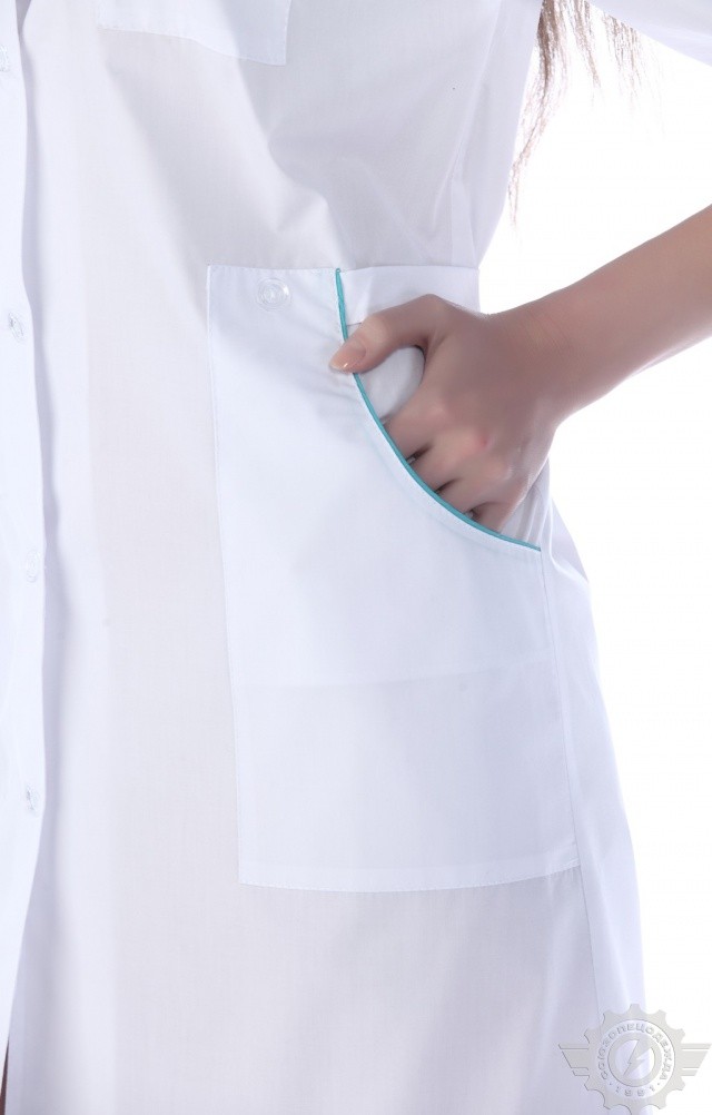 63615 Халат "Оксана"  Медицинская одежда  размер 48/170-176 Спецодежда  - Вид №5