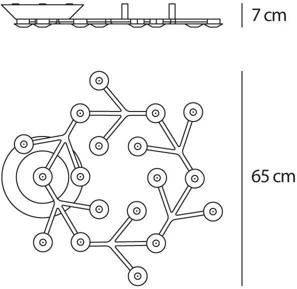 Artemide Светодиодный потолочный светильник прямого света Led net 1594050app - Вид №1