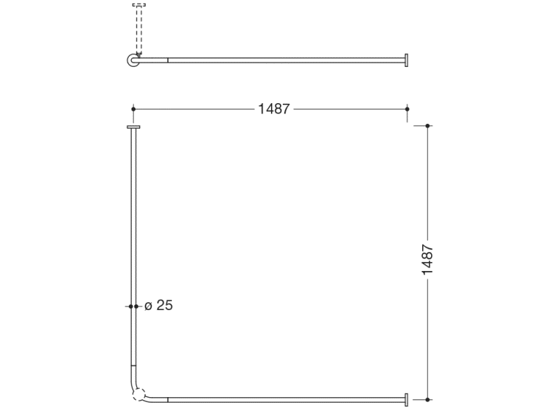 900.34.104XA Карниз HEWI System 900 - Вид №2