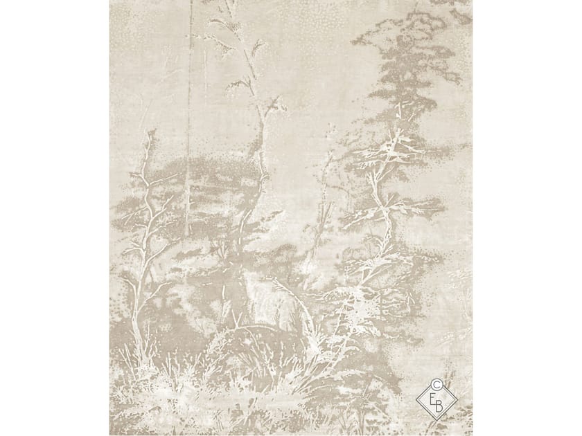 Прямоугольный ковер из бамбукового шелка и шерсти Edition Bougainville Inspiration ARCH-00099370