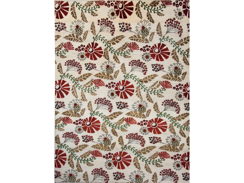 Прямоугольный шерстяной цветочный ковер Zollanvari Flower Power-Designer ARCH-00123610