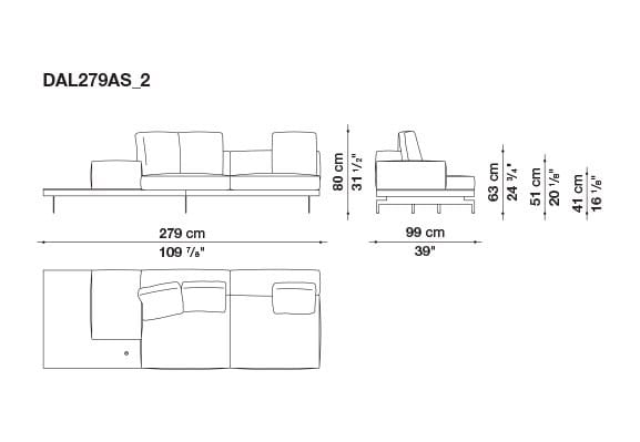 Кожаный диван B&B Italia док ARCH-00130675 - Вид №145