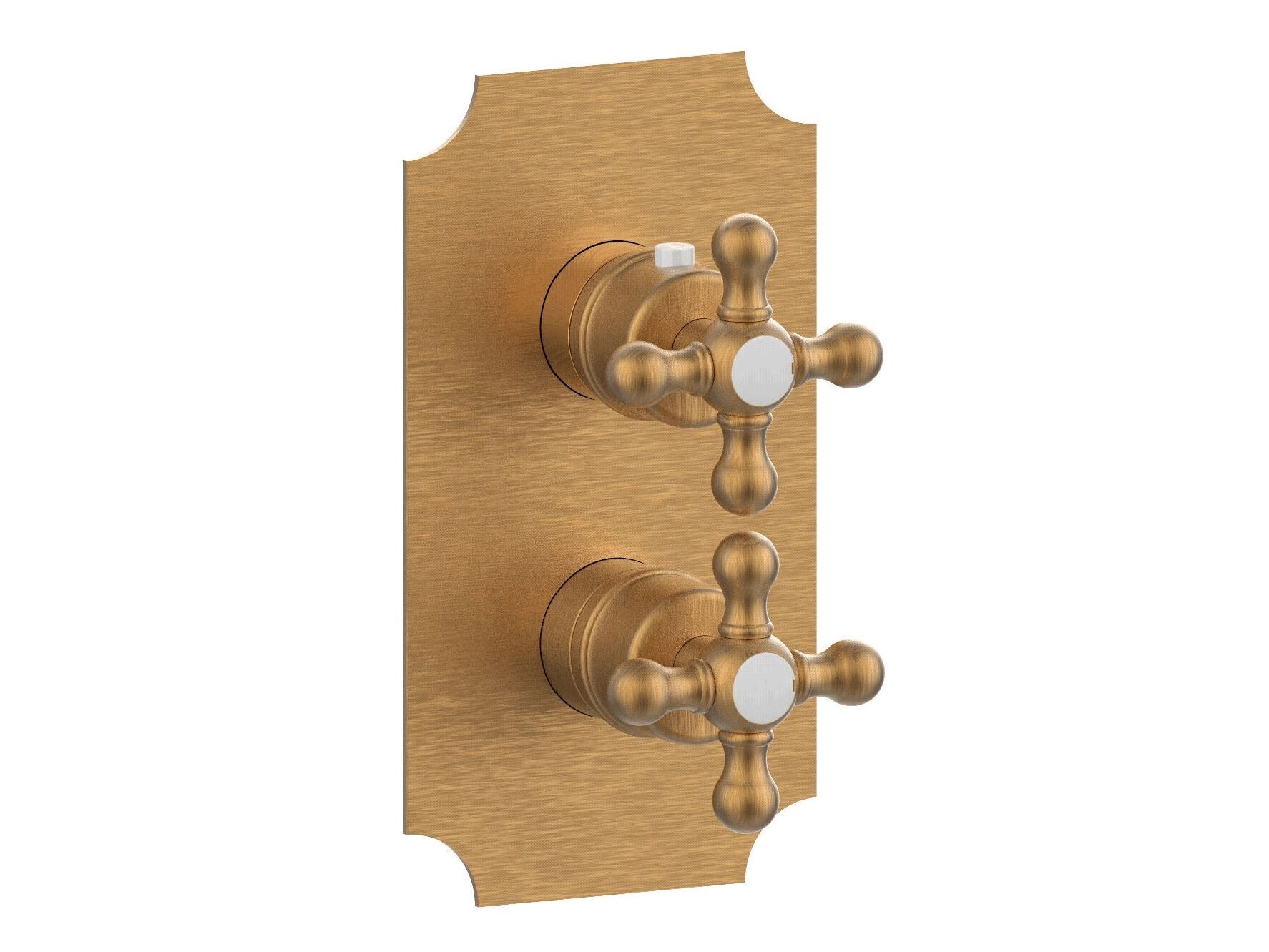 Термостатический смеситель для душа с 2 отверстиями Rubinetterie Frattini душевые ARCH-00051106 - Вид №2