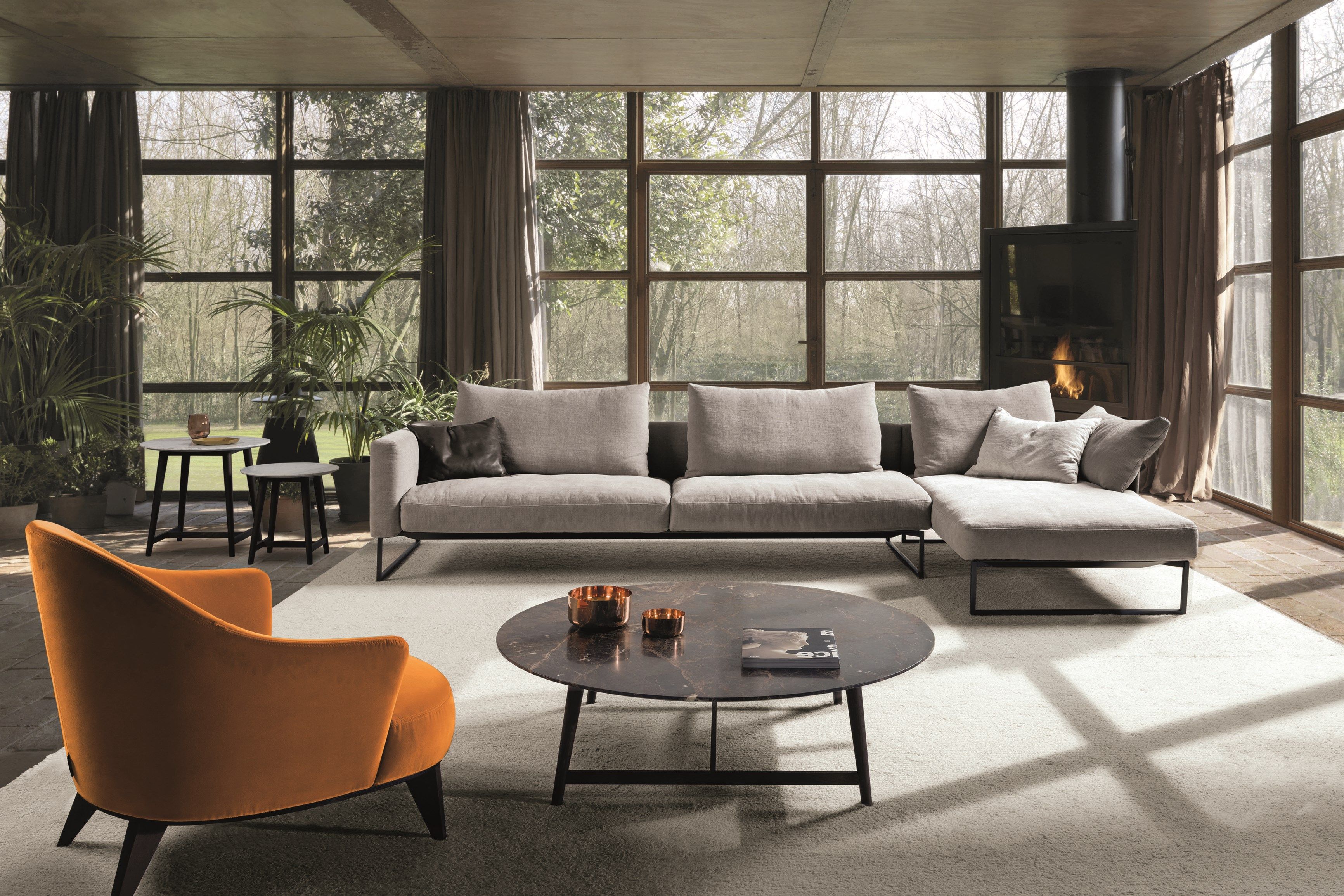 3-местный съемный тканевый диван Désirée divani Arlon ARCH-00125316 - Вид №1