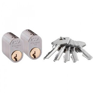Комплект цилиндров ASSA 1301x2 CR +5 ключей ASSA ABLOY LK01-514