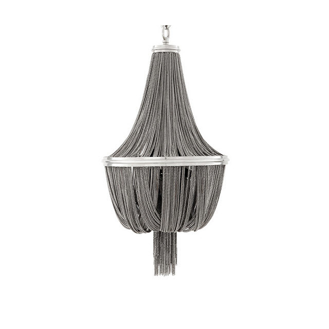 Люстра Martinez S от Eichholtz хром 107780 EICHHOLTZ ДИЗАЙНЕРСКИЕ, EICHHOLTZ 061517 Хром  - Вид №1