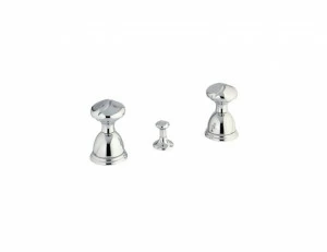 051422.B00.62 Комплект биде с тремя отверстиями Сатин никель