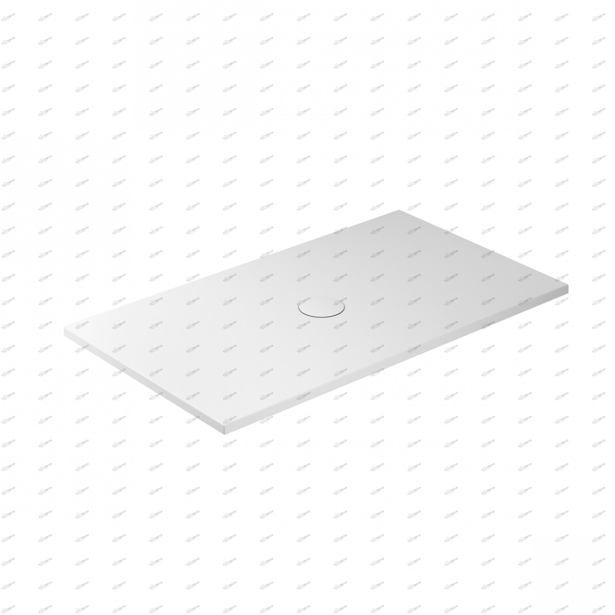 Керамический душевой поддон140x80 Белый  1052MT GALASSIA Shower Trays