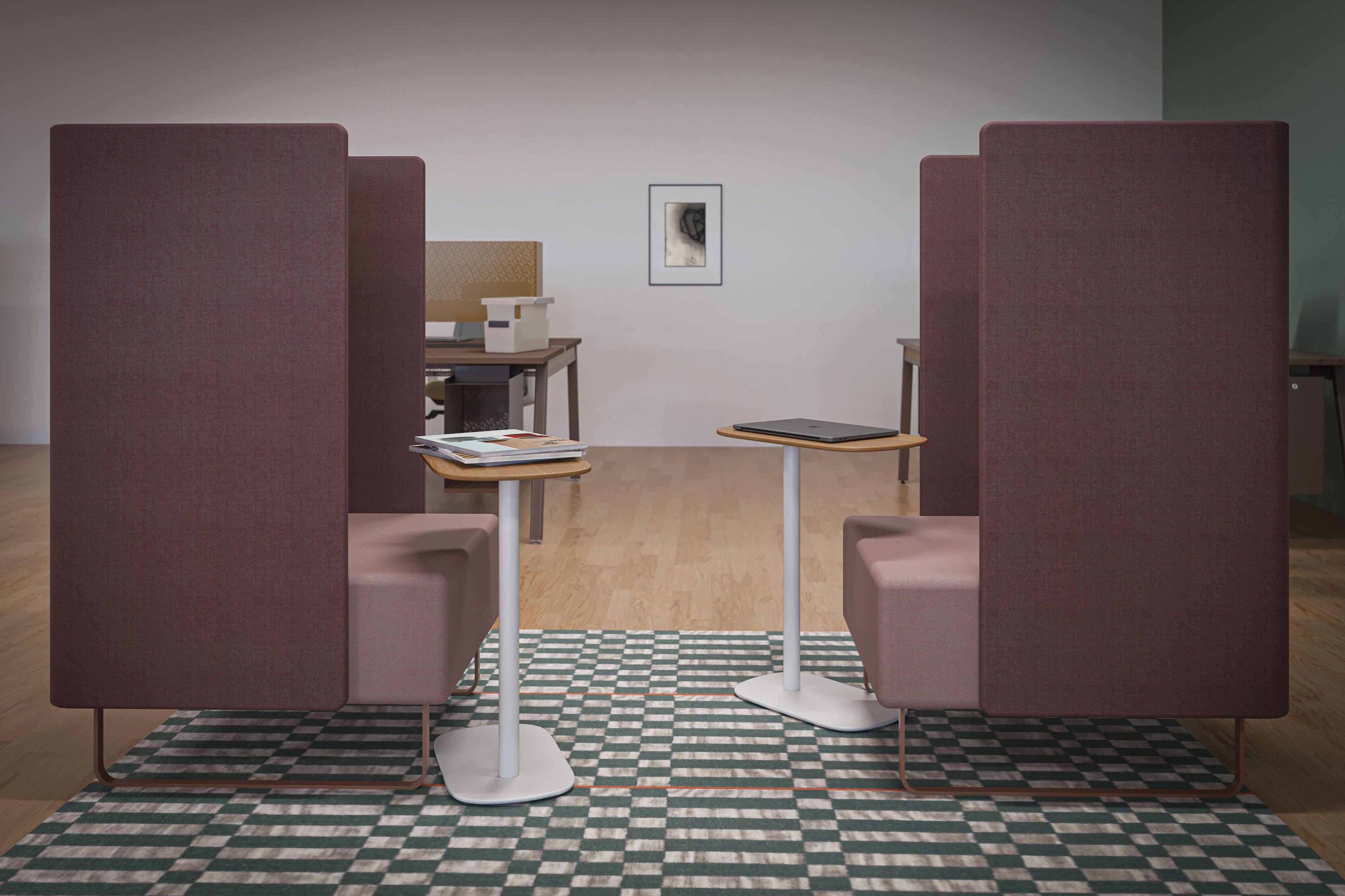 Прямоугольный журнальный столик из МДФ Haworth PIP ARCH-00105566 - Вид №6