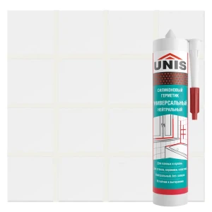 Герметик силиконовый Unis UN-80 жасмин 300 мл