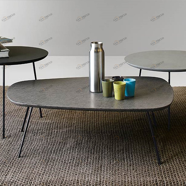 СТОЛИК КОФЕЙНЫЙ СТОЛИК С КАМЕННОЙ СТОЛЕШНИЦЕЙ ACE 102Х72 СМ Neutra Design AT10272285