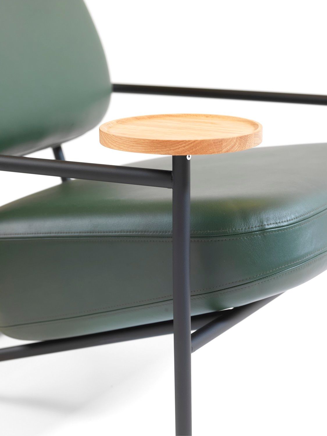 Кожаное кресло с подлокотниками Bla Station Åhus ARCH-00050667 - Вид №10