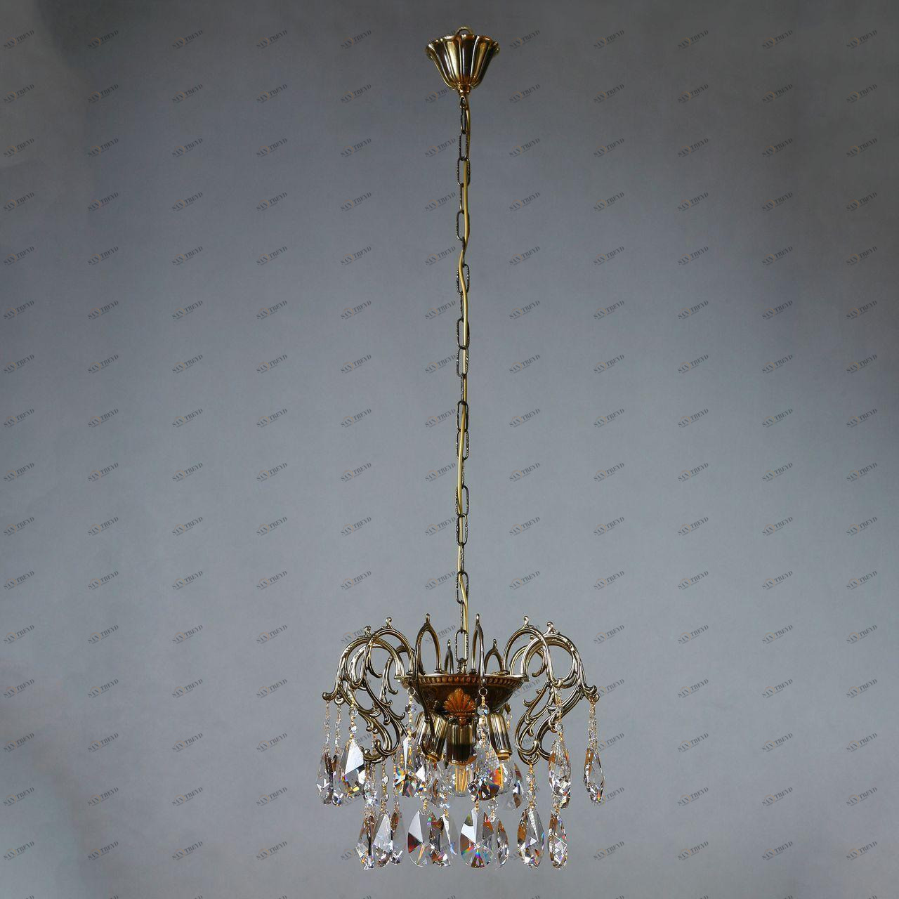 Подвесная люстра Ambiente Alicante 8888/3 CL PB Tear Drop AMBIENTE ДИЗАЙНЕРСКИЕ, ALICANTE 181576 Бронза 