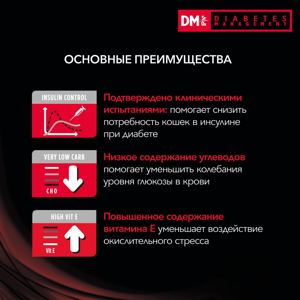 ПР0033167 Корм для кошек Veterinary Diets DM St/Ox при диабете, говядина конс. 195г Pro Plan  - Вид №4