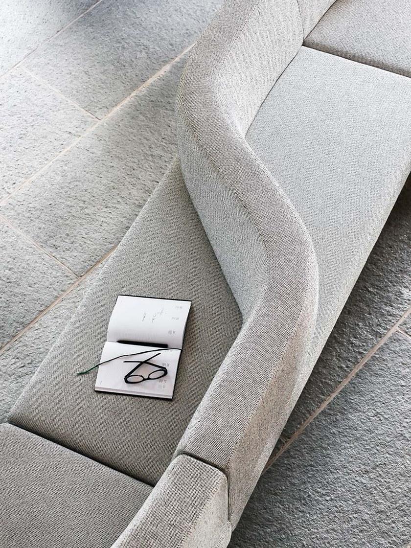 Tacchini Модульная тканевая скамья со спинкой sun-id-1443769 - Вид №5