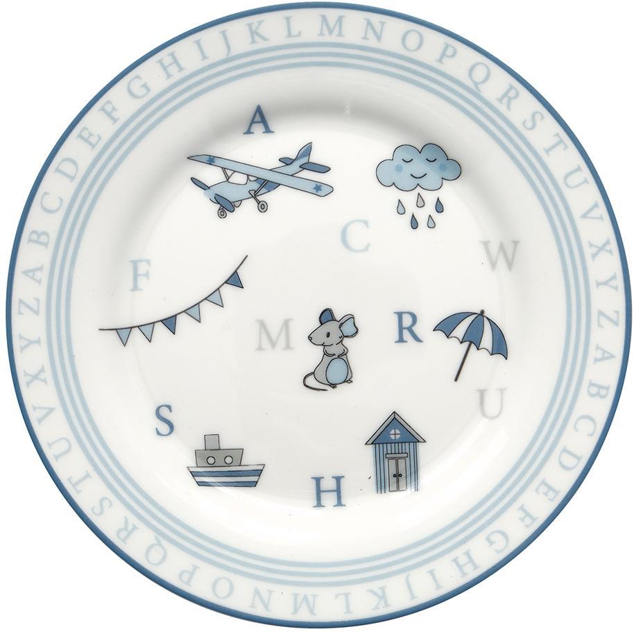 Детская тарелка Charlie blue 20 см Greengate STWKPLCLE2506