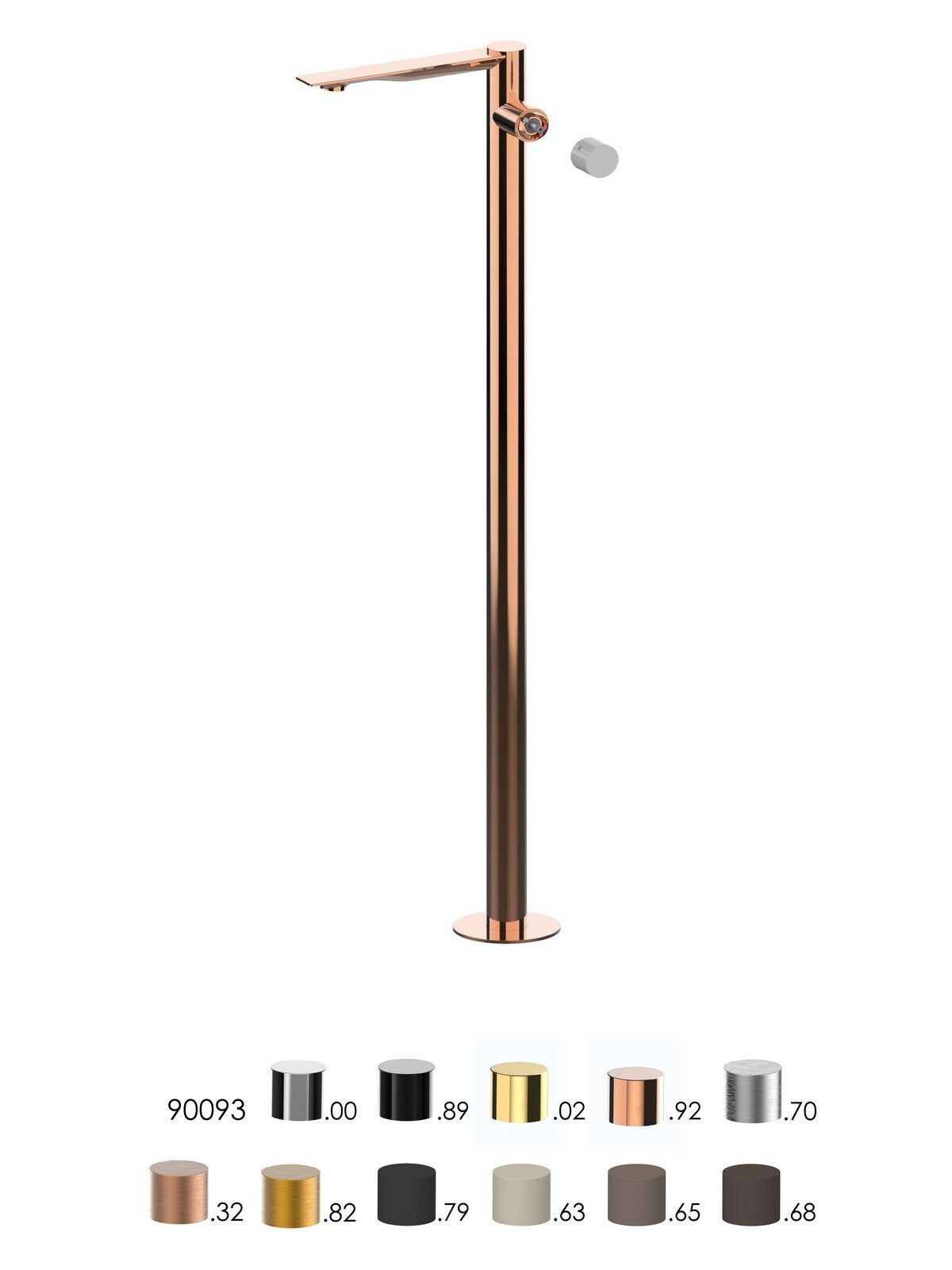 Однорычажный смеситель для раковины без стока Rubinetterie Frattini Narciso S ARCH-00128883 - Вид №5