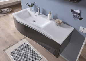 WMC122R1 Накладная раковина на столешницу  прямоугольная Puris