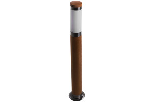 15404431 Садовый светильник столб 24113 3, 88см металл+дерево duwi Stelo Wood