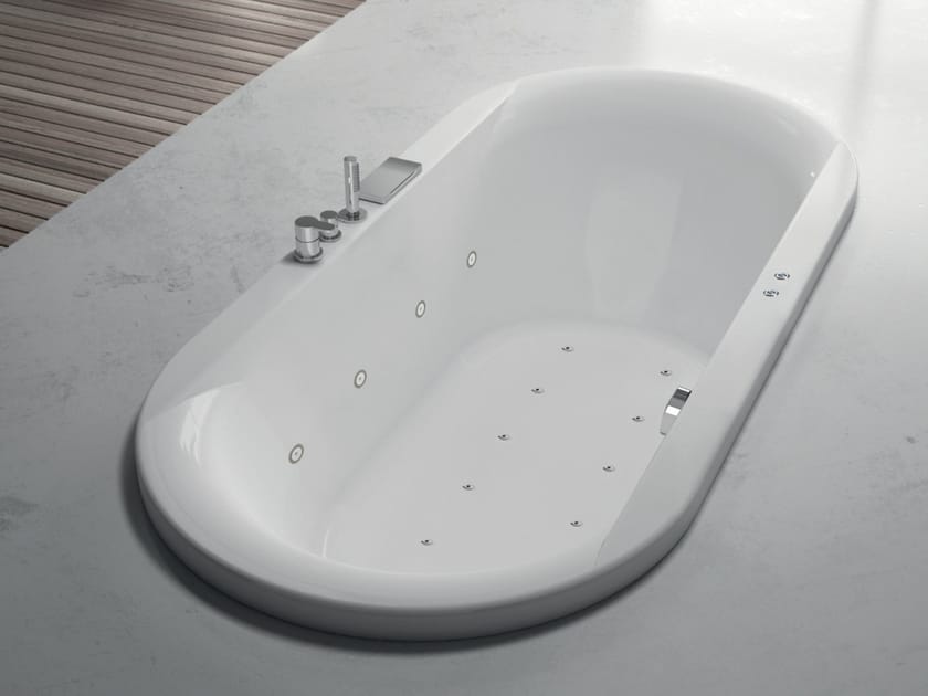 Утопленная овальная ванна с гидромассажем Kinedo очевидный ARCH-00111301