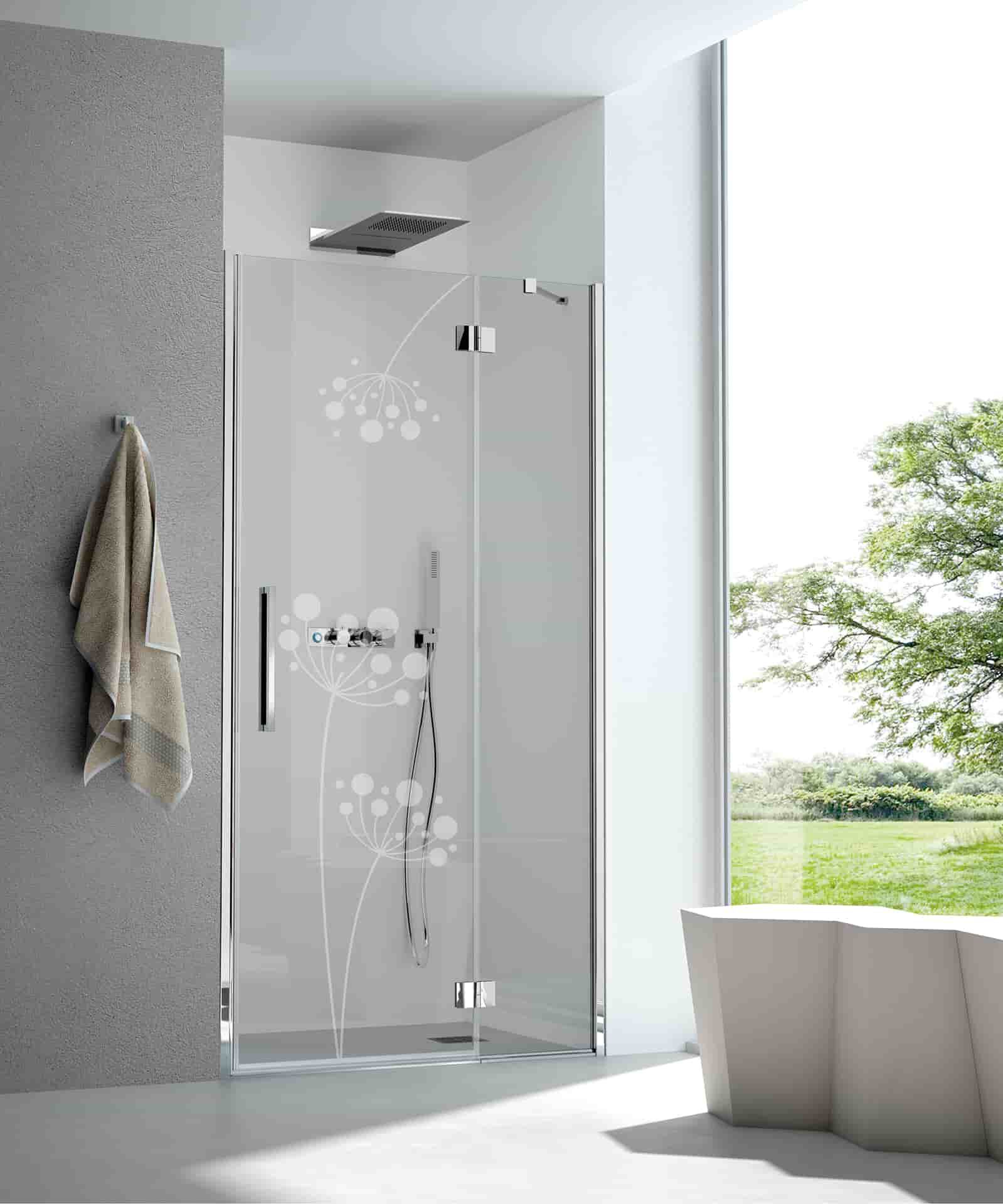 Прямоугольная душевая кабина из алюминия и стекла с распашной дверью CSA Box Doccia Алиса ARCH-00063427 - Вид №4
