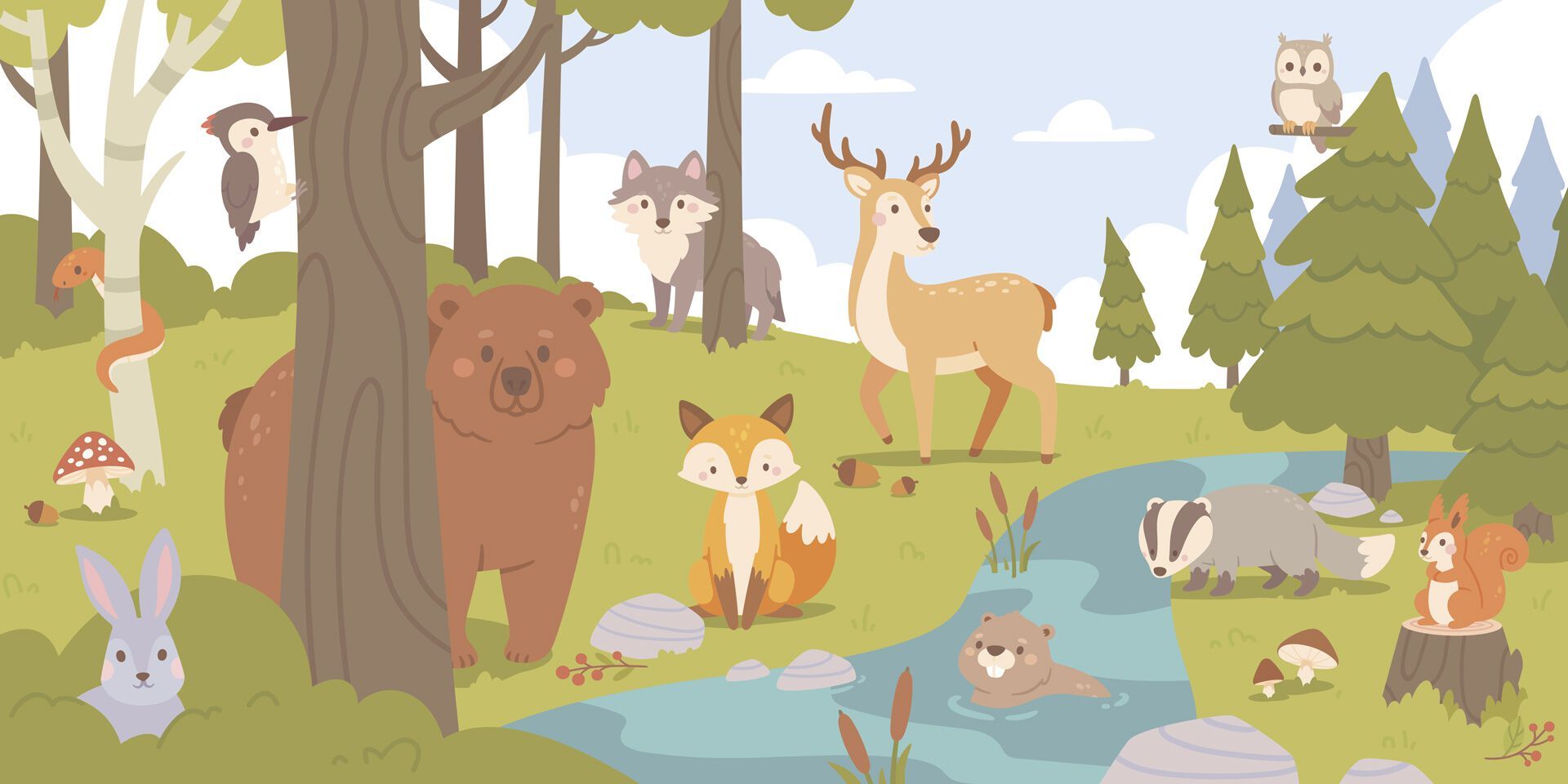 Панорамные обои для детей Rimura 2025 ARCH-00092979