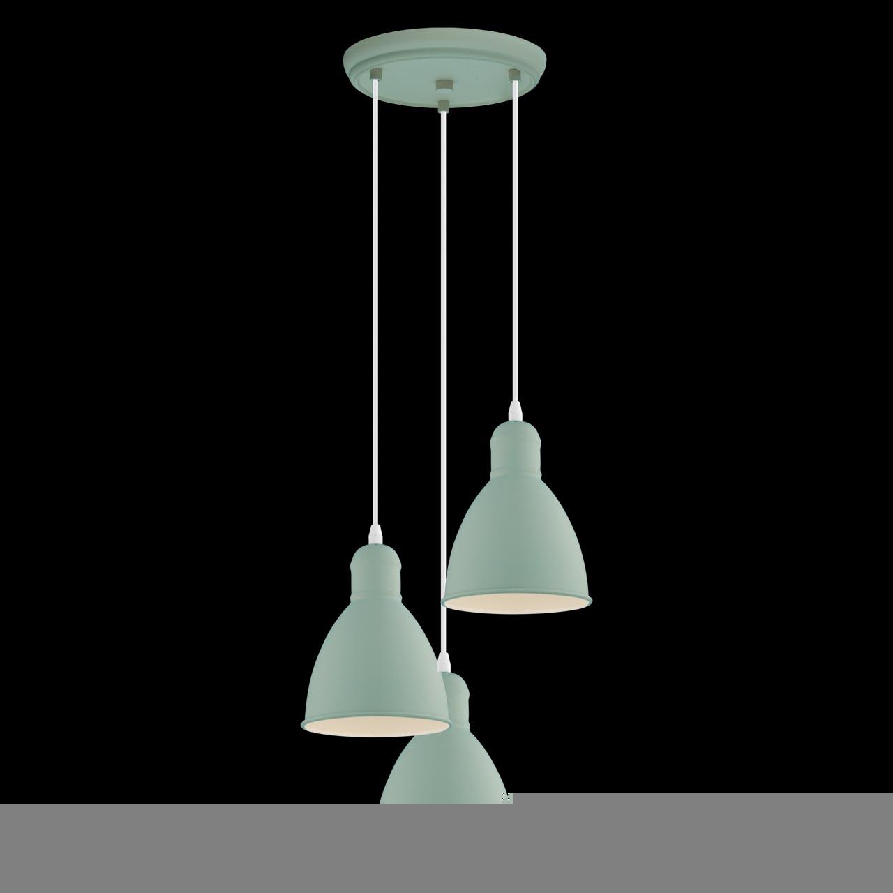 Подвесная люстра Eglo Priddy-P 49095 EGLO PRIDDY-P 220313 Зеленый  - Вид №1