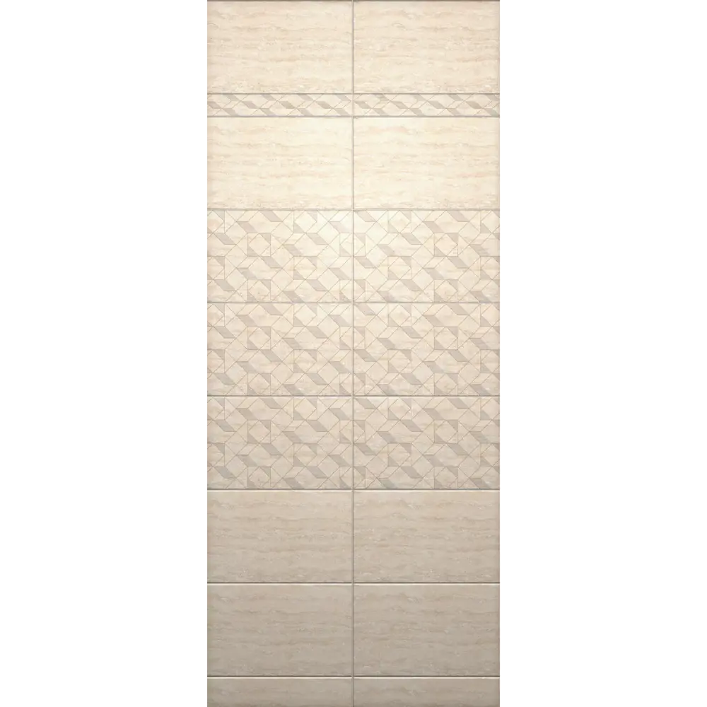 Бордюр настенный Azori Ascoli Diamond 7.5x63 см 0.047 м² камень цвет бежевый STLM-2068726 - Вид №4