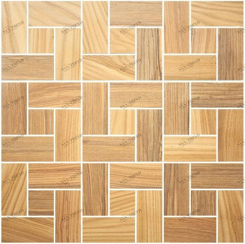 Мозаика и 3D панели из дерева Da Vinci Мозаика Ritmo Emotion 069 Ясень Селект (Гладкая) 324х324 мм 1301100069