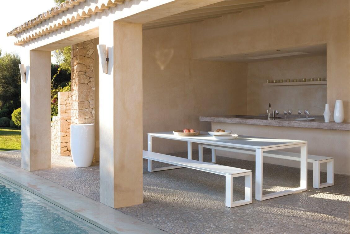 MNST217 Обеденный стол pa lava ⌀155см Manutti Fuse - Вид №4