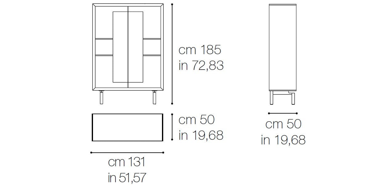 Витрина со встроенным освещением Grilli ARCH-00152811 - Вид №3