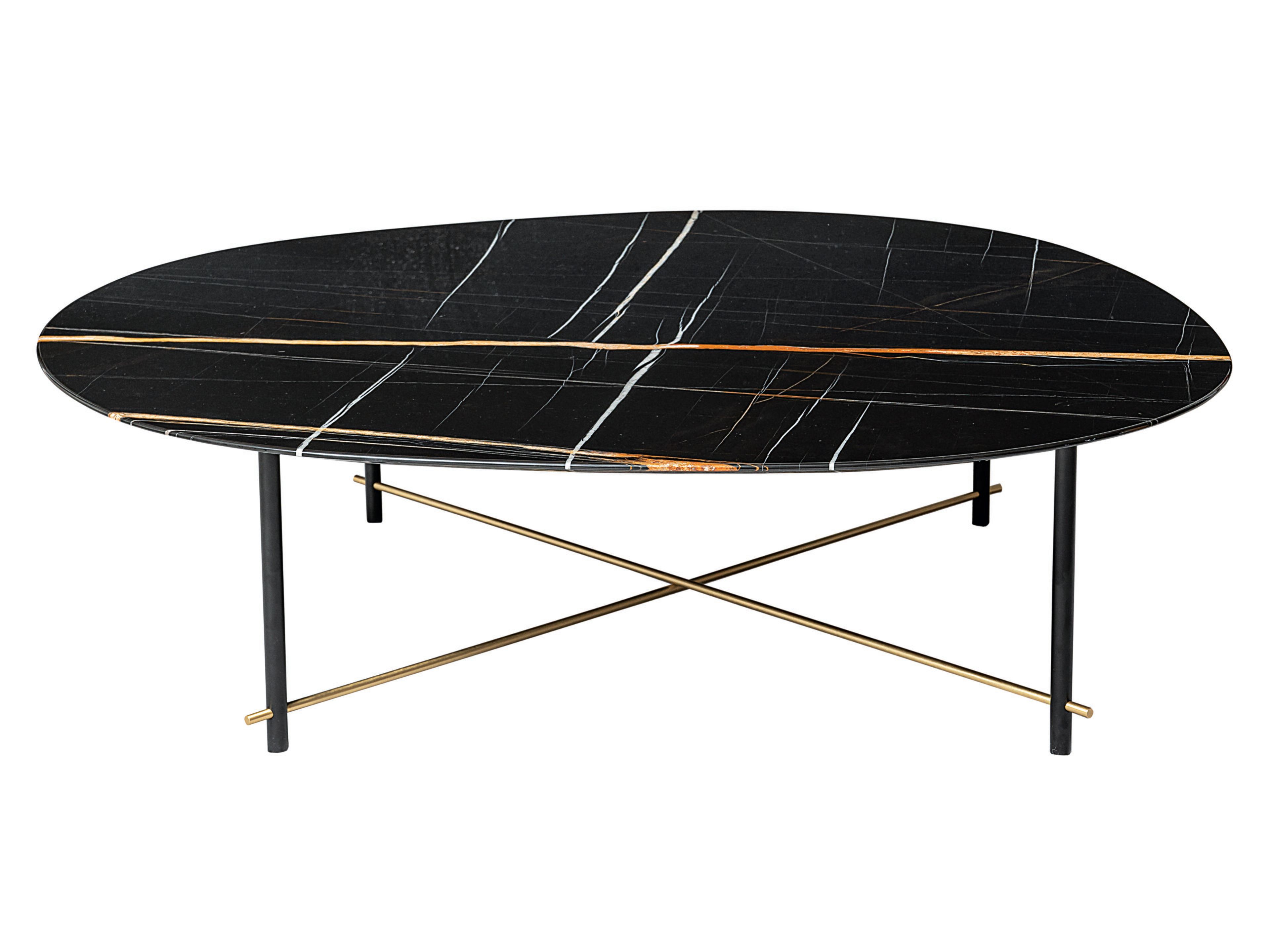 Мраморный низкий круглый журнальный столик Casamilano SHANGHAI ARCH-00056263