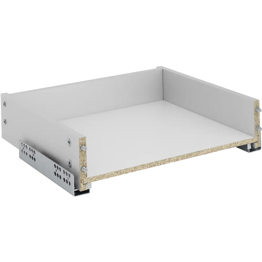 Выдвижной ящик Delinia для кухонного шкафа 35.2×31.1×8.1 см серый ЛДСП 82169298 STLM-0021001