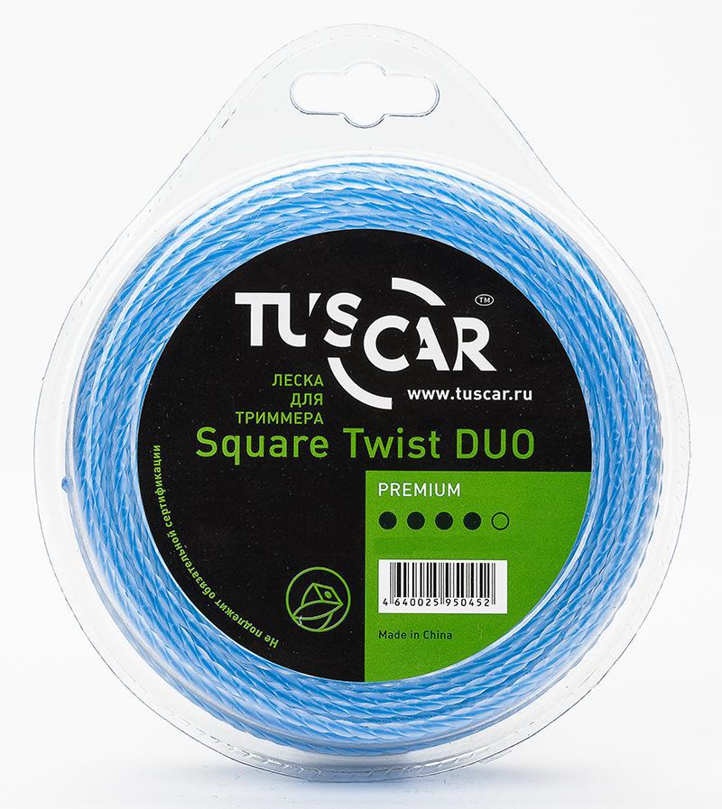 90292693 Леска для триммера Square Twist DUO Preмiuм 2.0мм 15м 10142420-15-1 STLM-0171819 TUSCAR