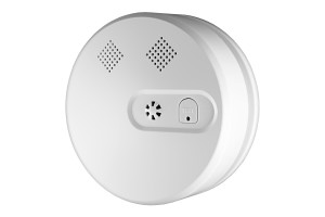 15762598 Датчик HS-S06W детектор дыма, беспроводной, белый 16282 ginzzu