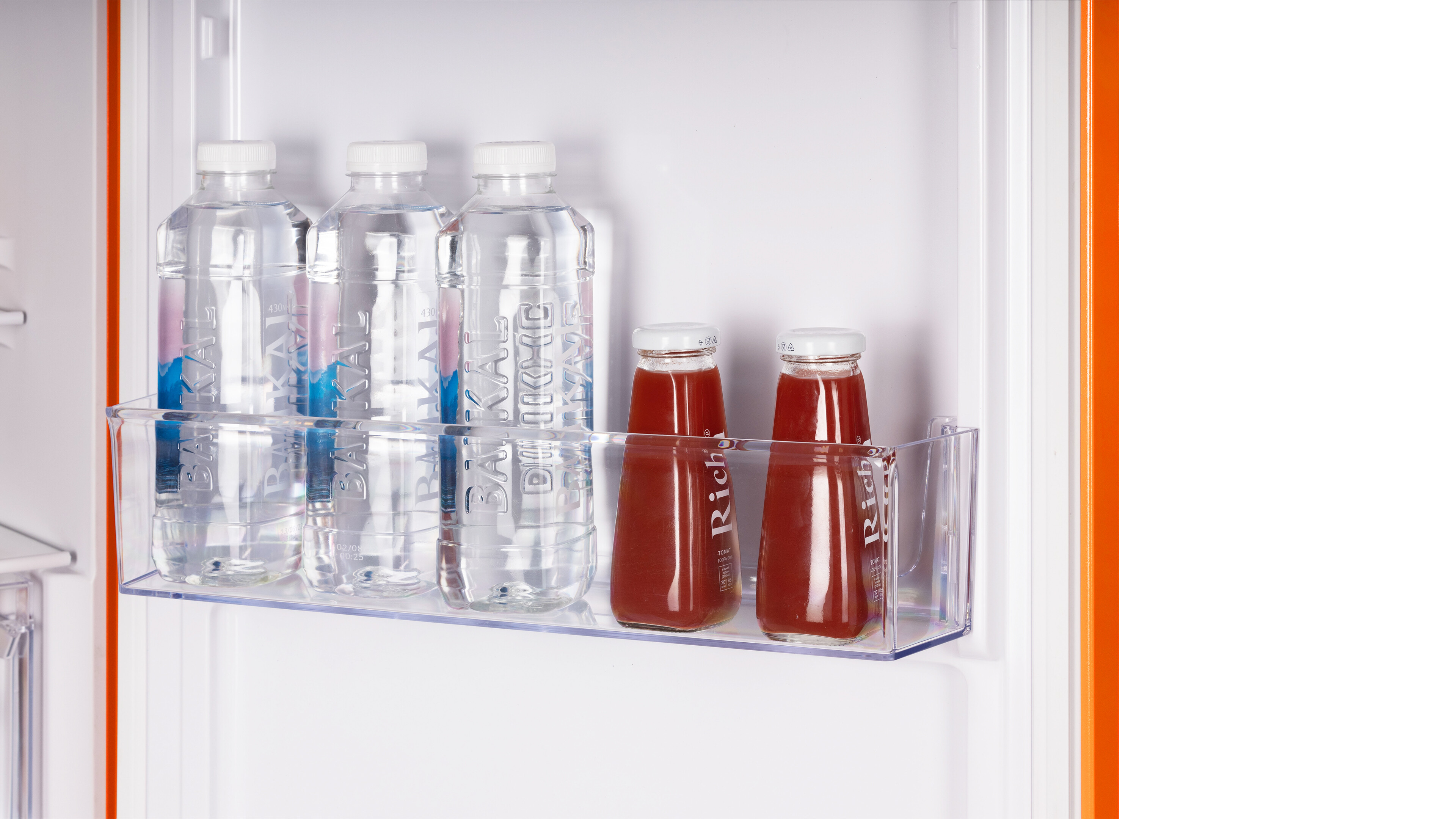 9021271 Холодильник с морозильником   Nordfrost NRB 154 Or оранжевый STDN-0008397 - Вид №8