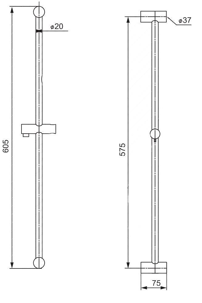 Душевая стойка Modena 124P37 Paini - Вид №1