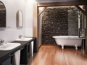 Ванна акриловая Hampton правосторонняя с ножками L1W Hampton Burlington E14, L1W