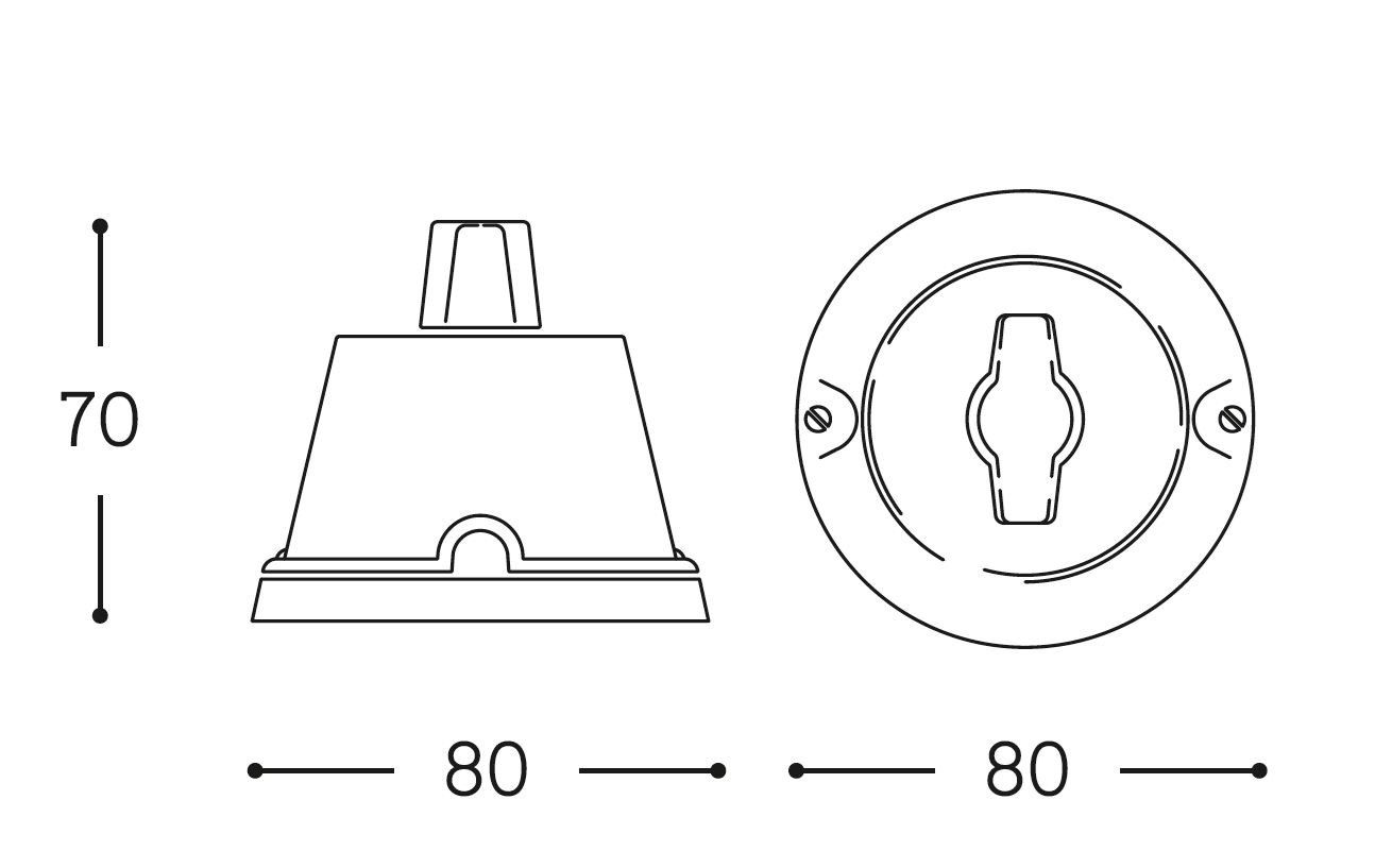 Керамический переключатель Aldo Bernardi Polluce ARCH-00011777 - Вид №2