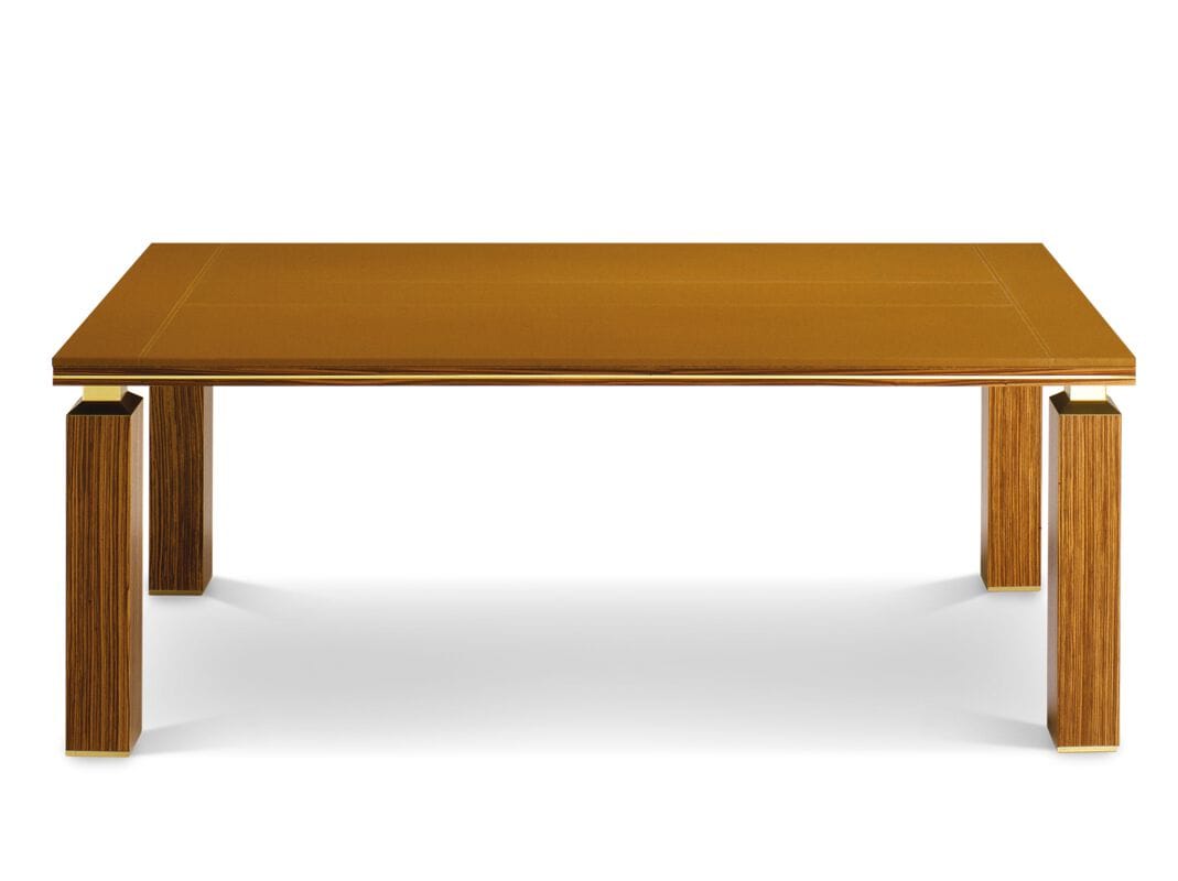 Деревянный квадратный стол для совещаний с кожаной столешницей i 4 Mariani ARCH-00028837