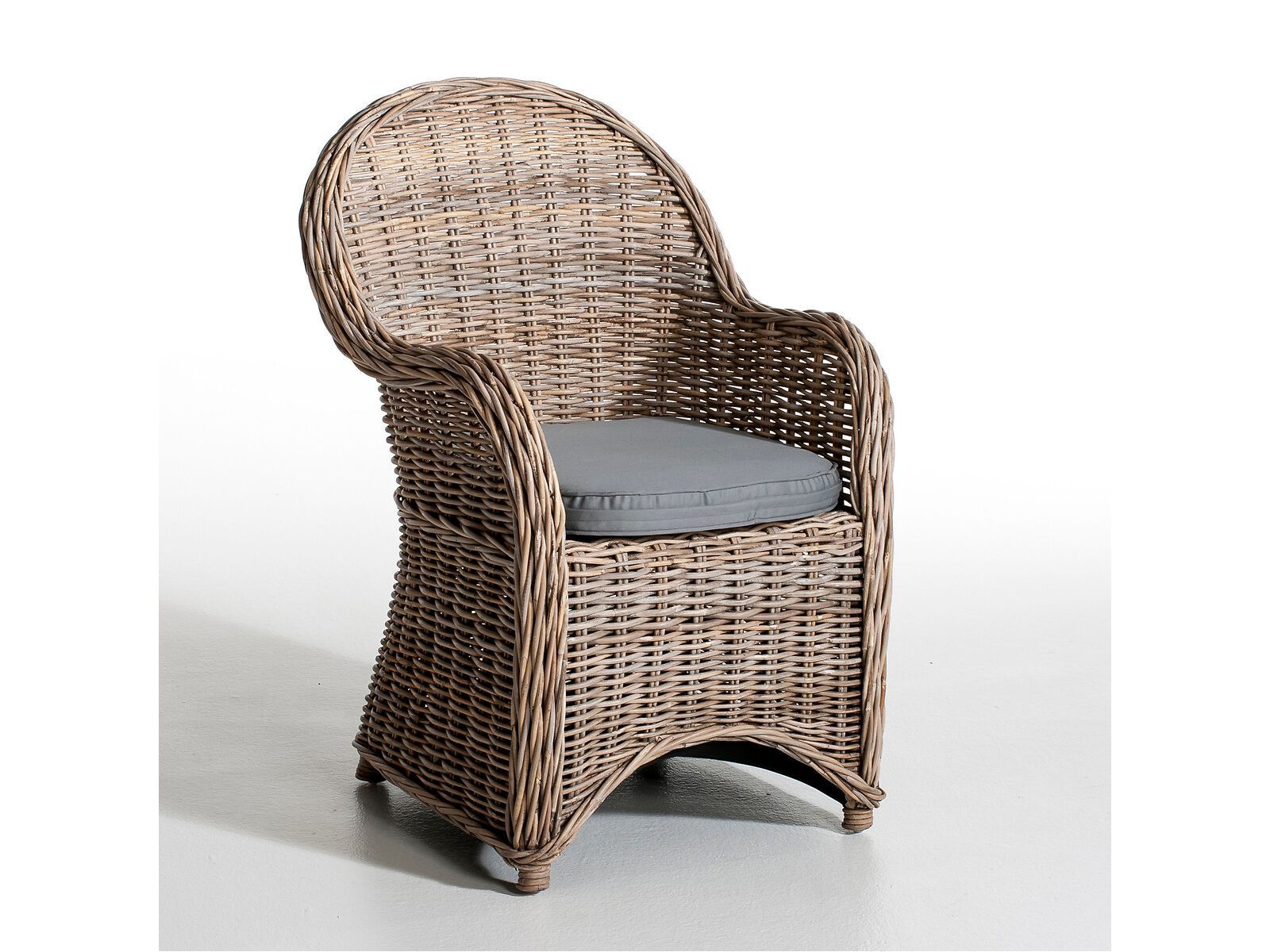 Садовый стул из растительного волокна с подлокотниками AMPM ELMER ARCH-00117247