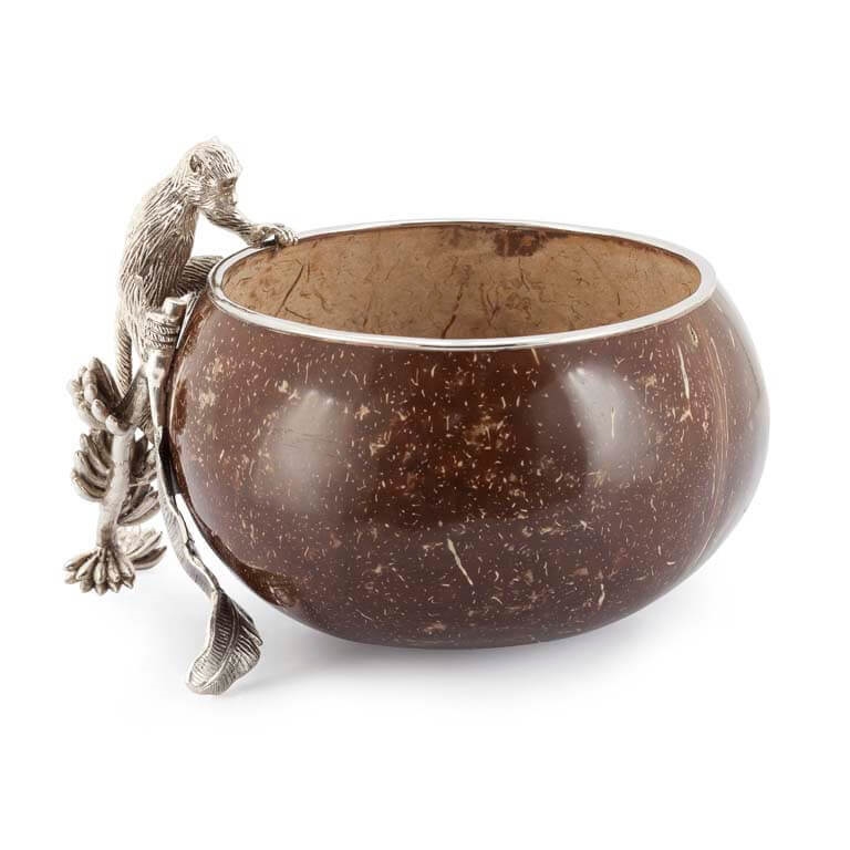 200725-00 ABHIKA КОКО-ЧАША С ОБЕЗЬЯНОЙ NATURAL 