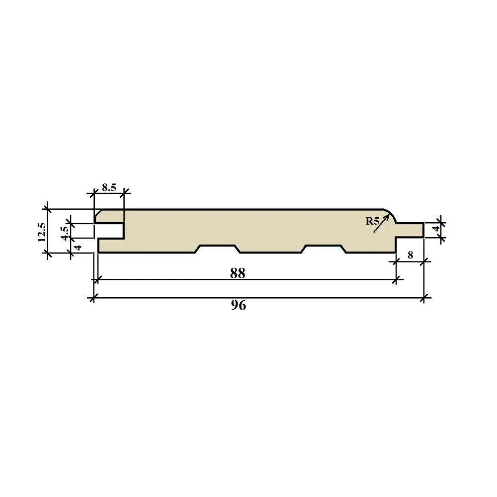 Santreyd Вагонка 'Оптима' из натуральной ели для эстетичной отделки 81947966 STLM-0014606 - Вид №9