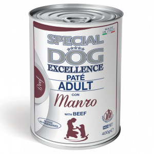 ПР0059875 Корм для собак EXCELLENCE Pate говядина банка 400г SPECIAL DOG