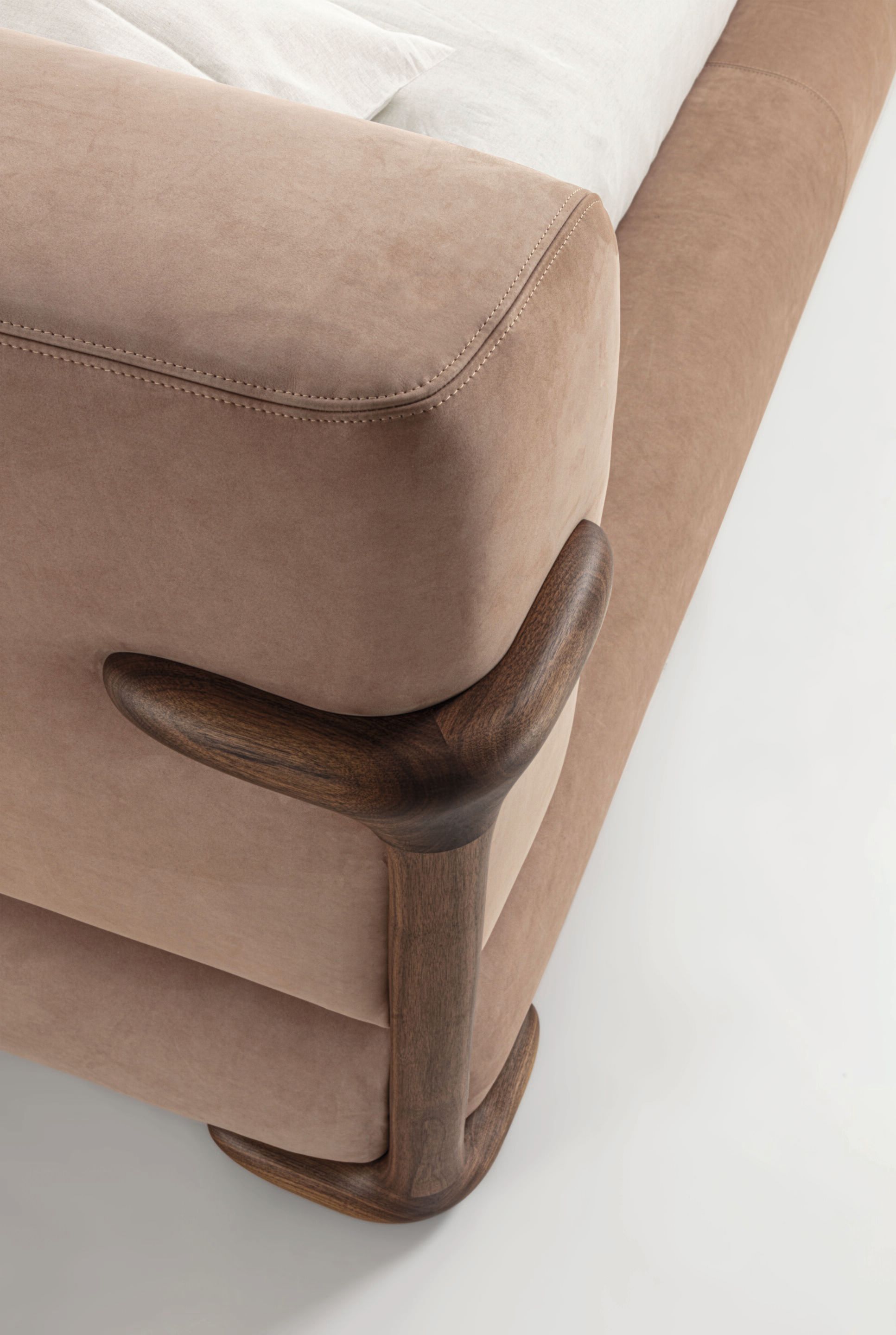 Двуспальная мягкая кровать из ткани Porada Twenty-Four ARCH-00126907 - Вид №8