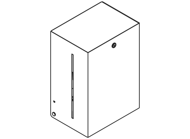 900.06.01060 Диспенсер для бумажных рулонов, электронный HEWI System 900 - Вид №5